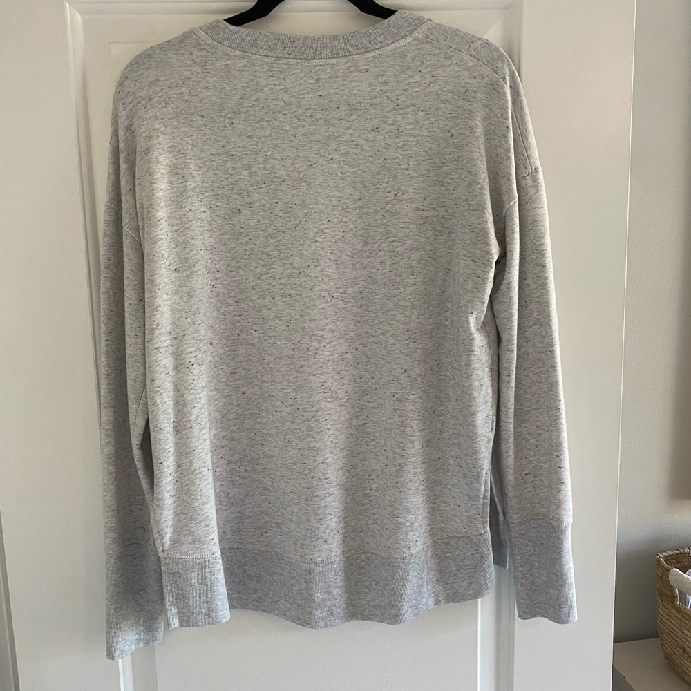 Athleta - Gray Women's Pullover Sweater with Specks of Color - Small - Picture 5 of 5
